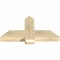 Ekena Millwork Eugene Rough Sawn Timber Gable Bracket, Douglas Fir, 36"W x 19"H x 4"D x 6"F, 13/12 Pitch GBW036X19X0406EUG00RDF - alternate 5